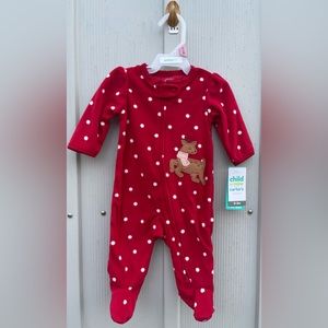 Reindeer polka dot sleeper